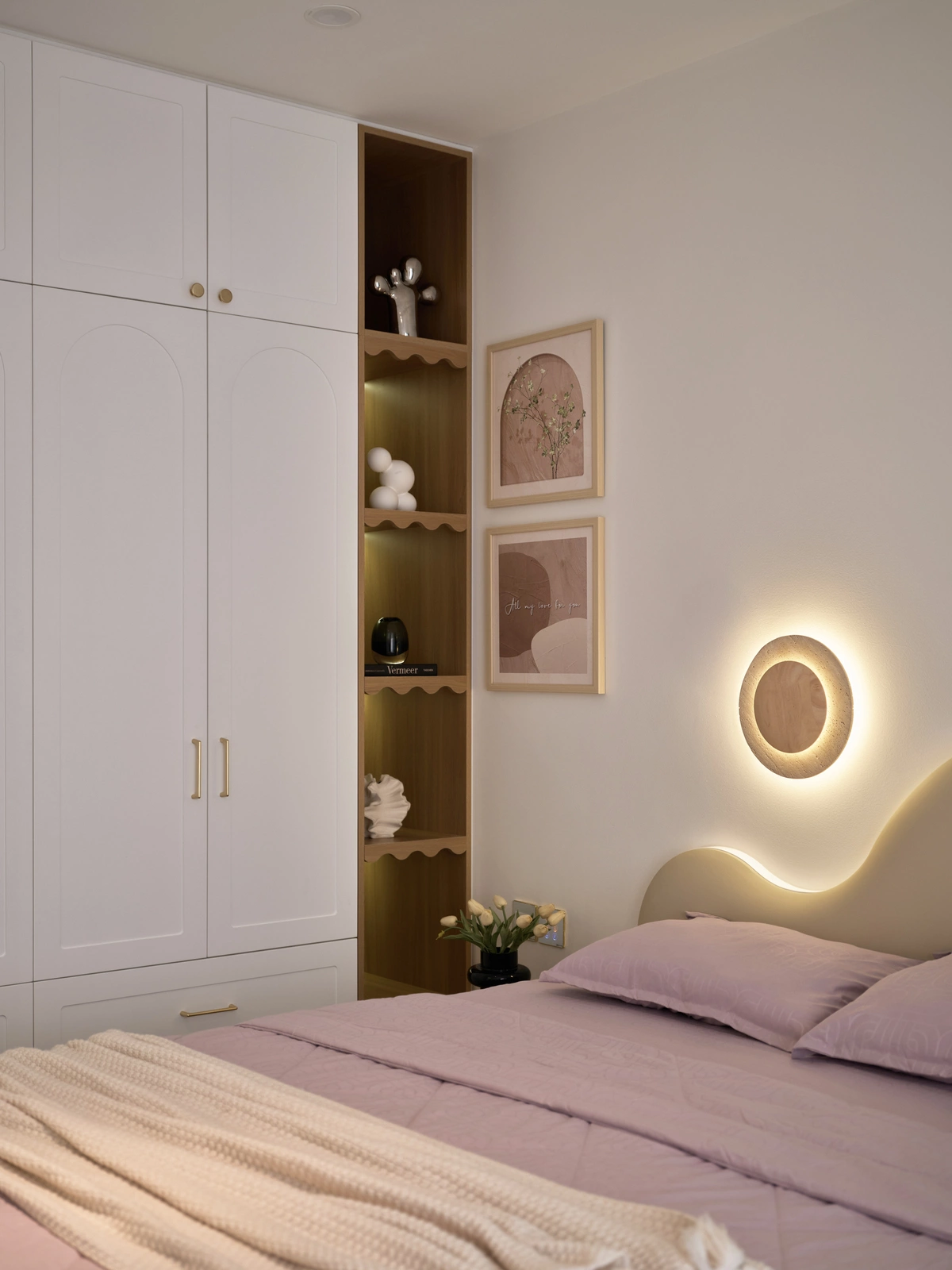 Căn hộ 200 m2 'thay áo' bằng những đường cong (ảnh 17)