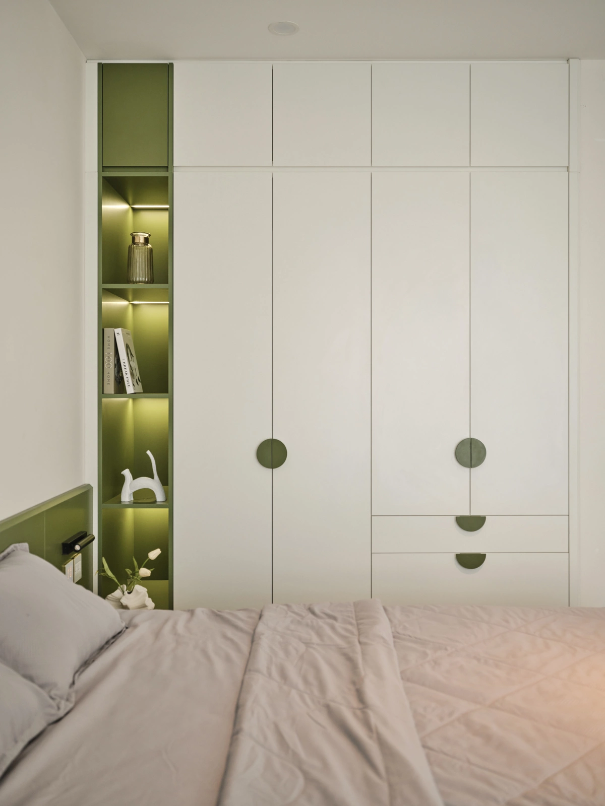 Căn hộ 200 m2 'thay áo' bằng những đường cong (ảnh 19)