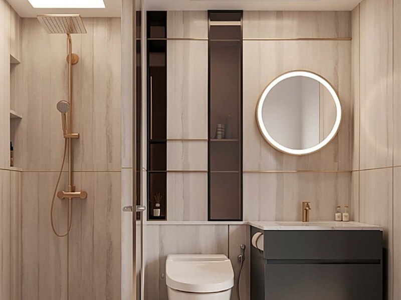 Phòng tắm – căn hộ 1 phòng ngủ · 1B CB – Starlake The Prime K8CT1, Tây Hồ Tây