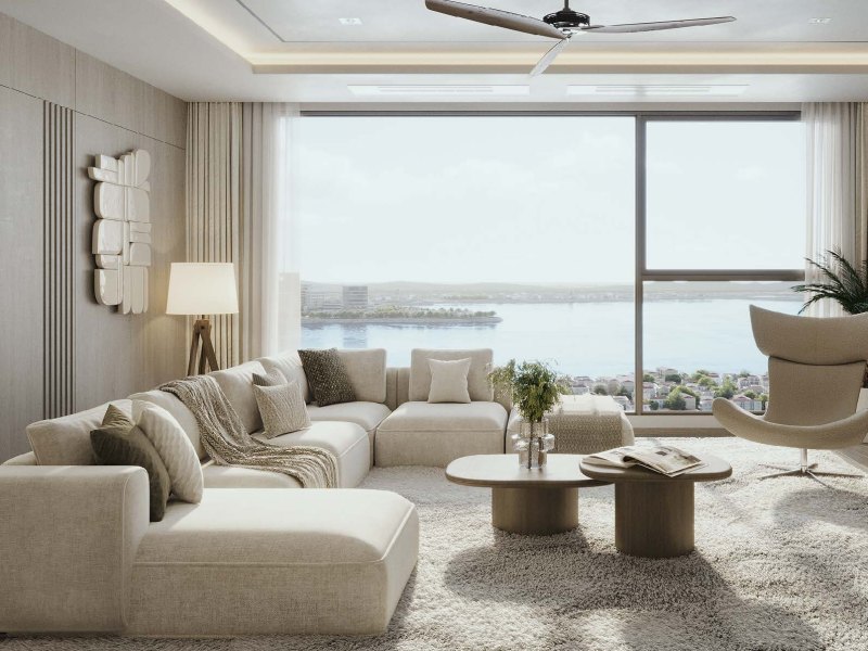 Phòng khách và phòng ăn – căn hộ 4 phòng ngủ · 4B CA – Starlake The Prime K8CT1, Tây Hồ Tây