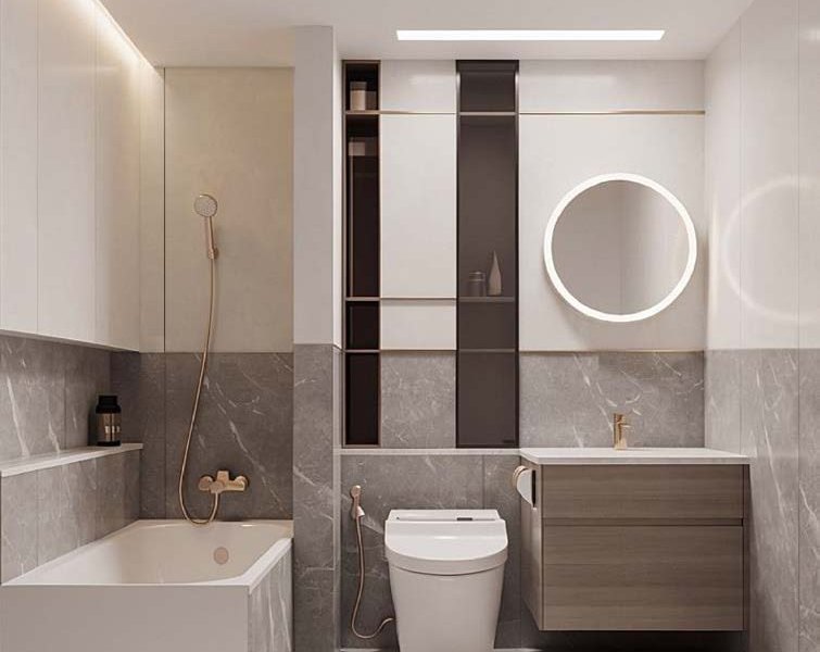 Phòng tắm – căn hộ 4 phòng ngủ · 4B CA – Starlake The Prime K8CT1, Tây Hồ Tây