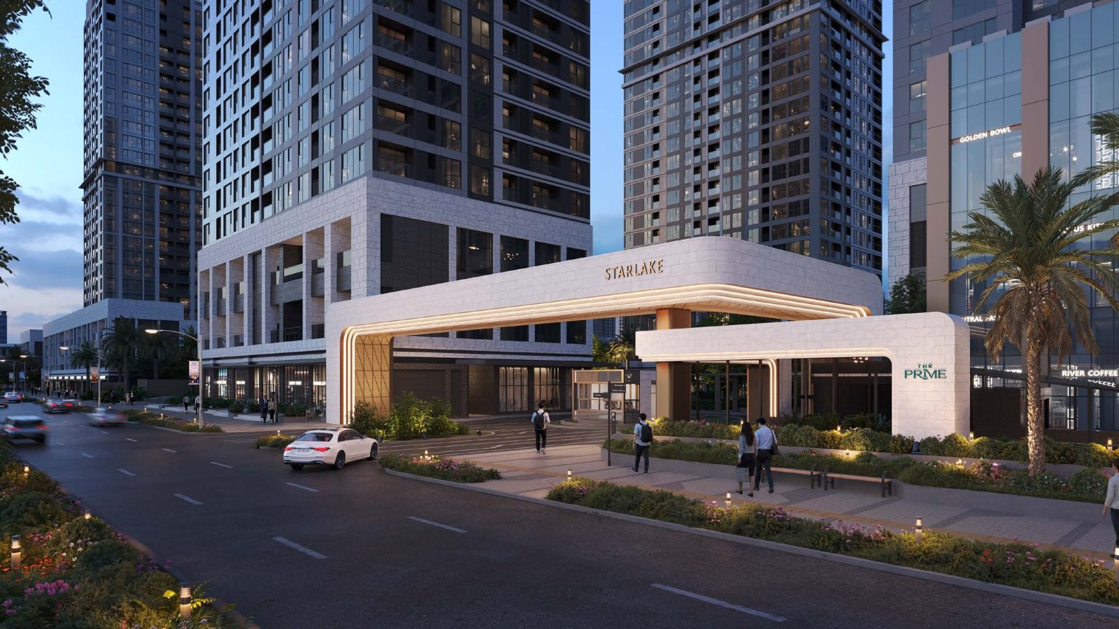 Cổng chào & sảnh đón xe Drop-off Canopy