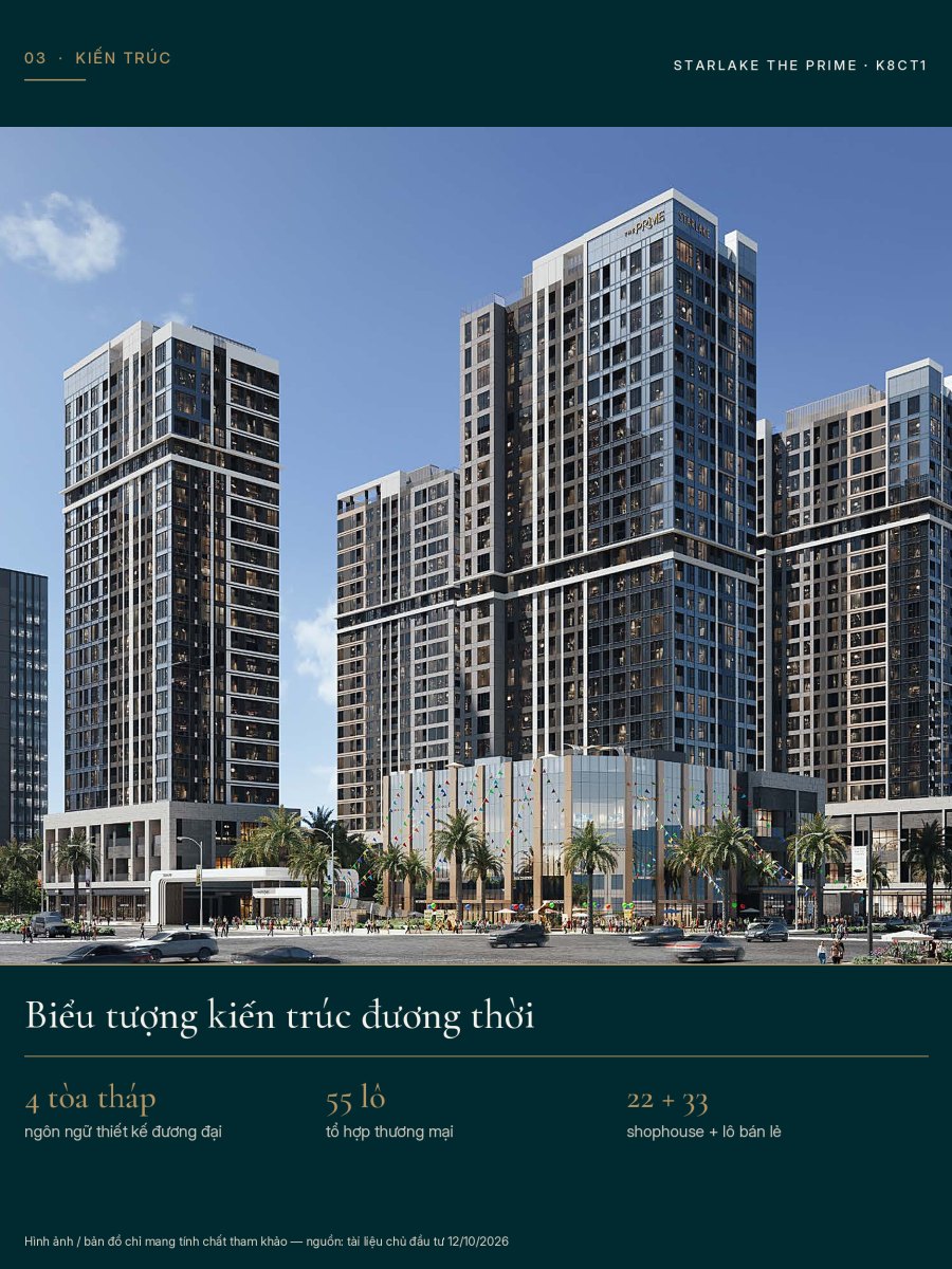 Biểu tượng kiến trúc đương thời — Starlake The Prime K8CT1