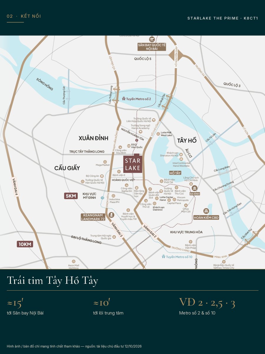 Trái tim Tây Hồ Tây, kết nối toàn cầu — Starlake Tây Hồ Tây, Hà Nội